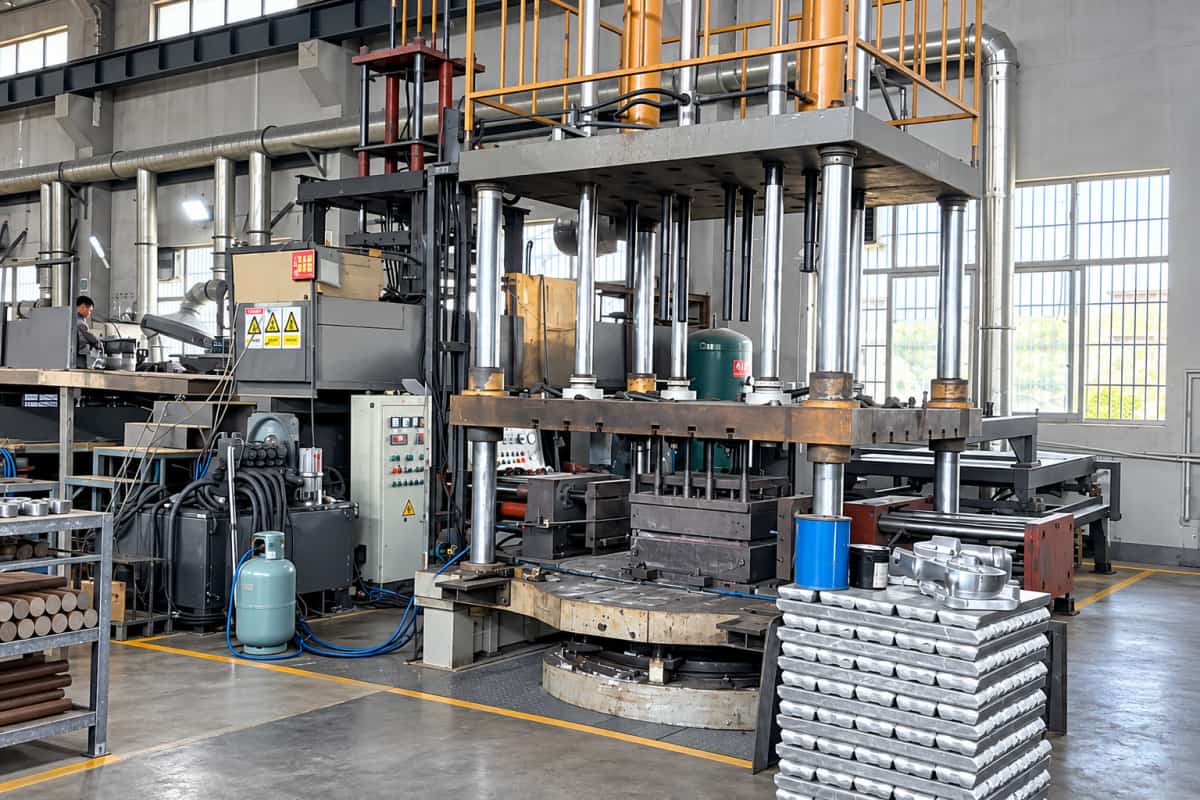 Gravity casting factory machine line