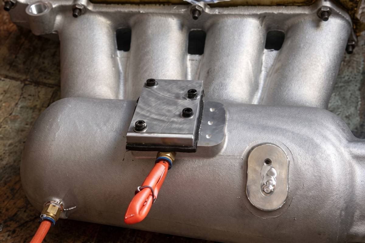 Air leak testing for casting parts