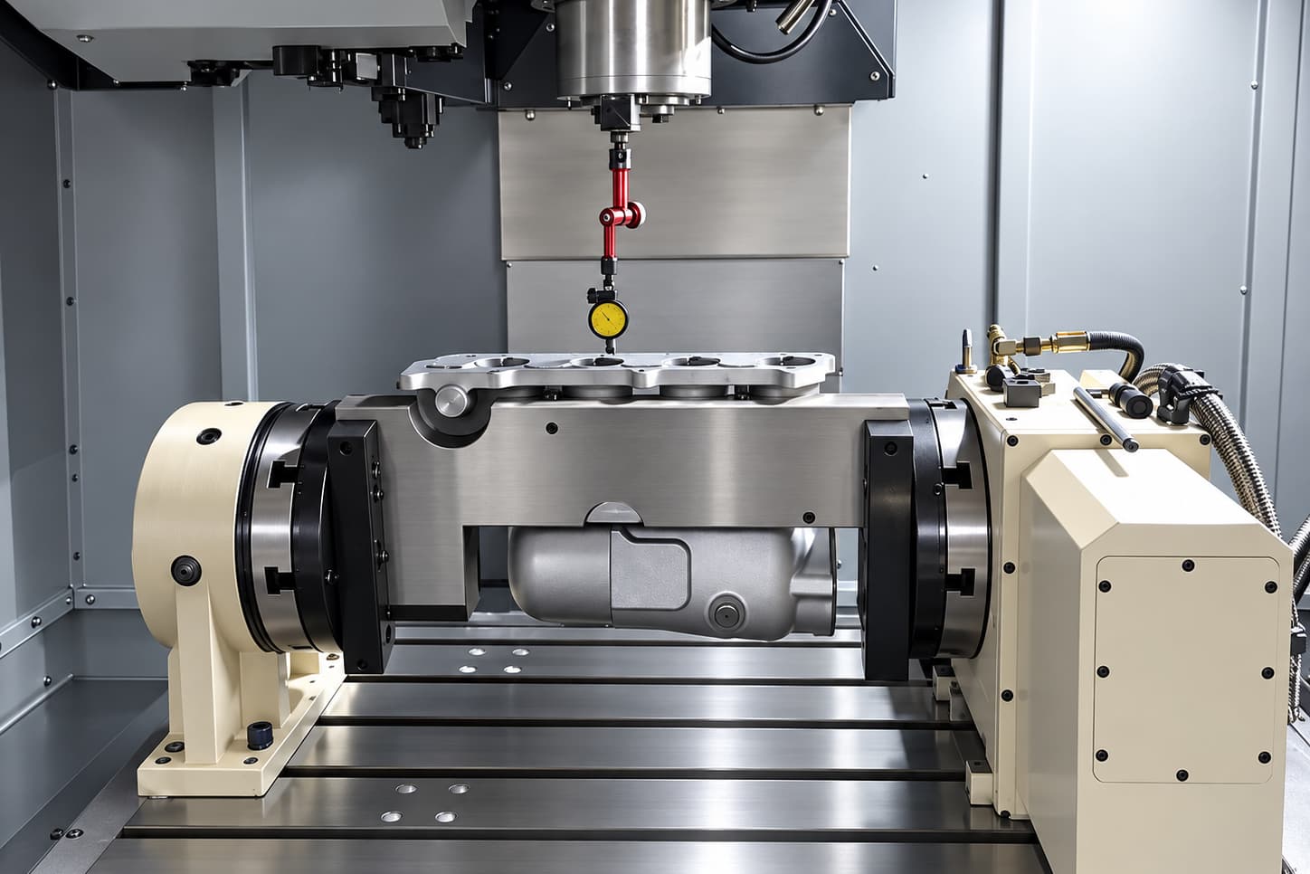 CNC precision machining on casting blank