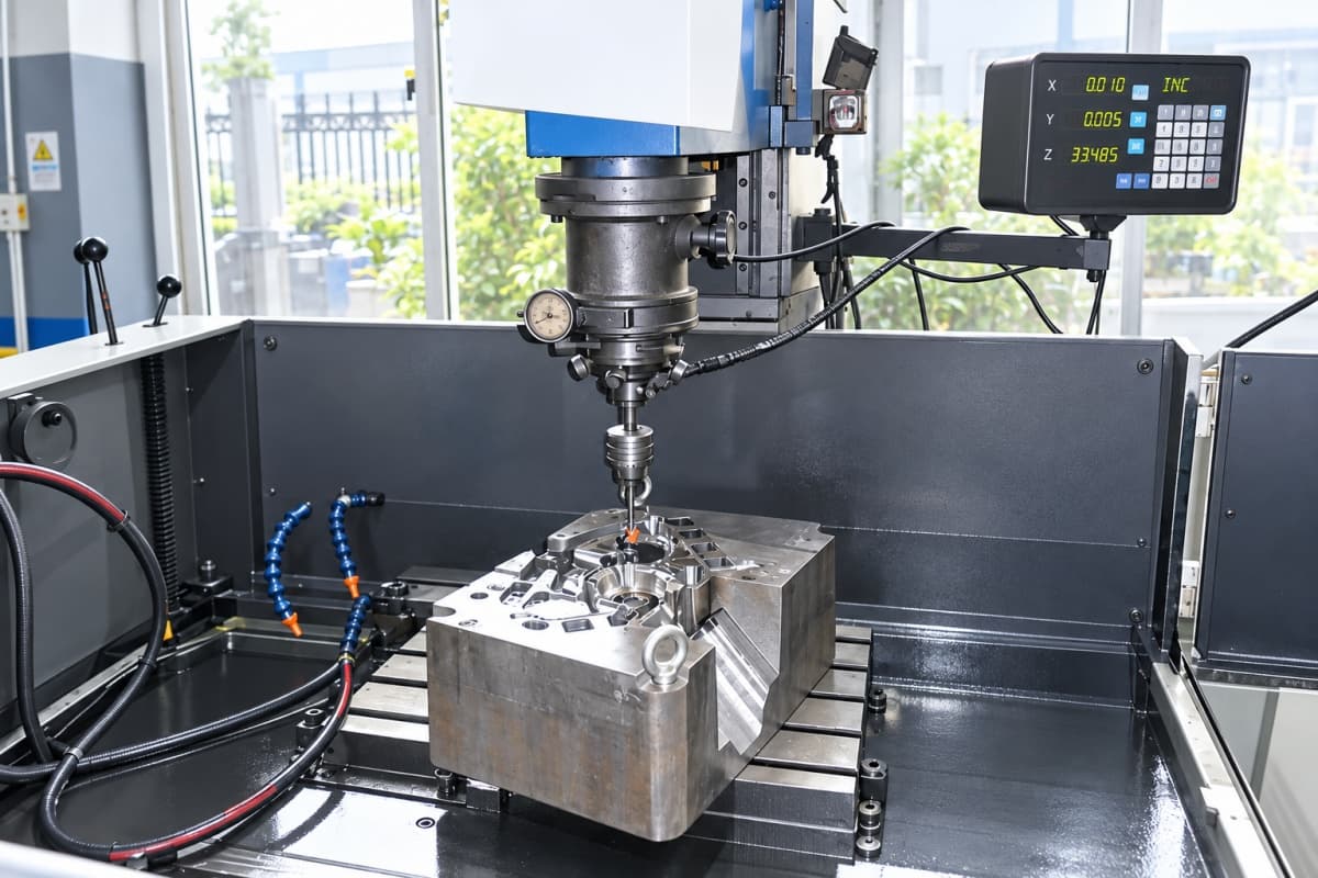 EDM machining for low pressure casting tooling