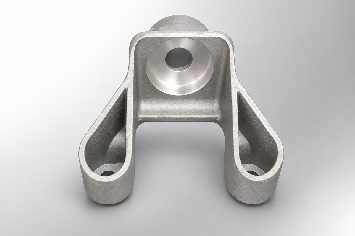 Gravity cast structural aluminum part