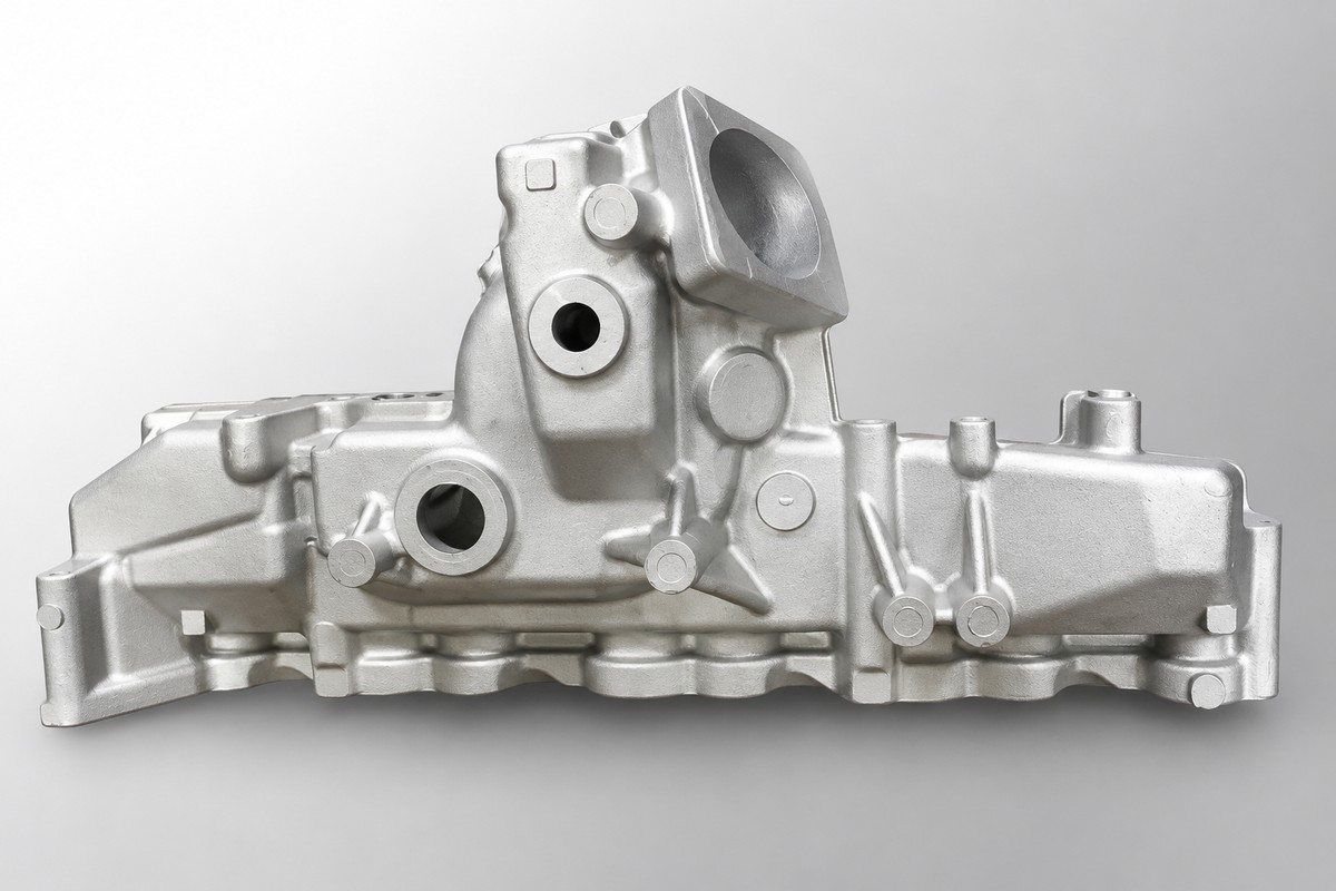 Gravity cast aluminum mounting part