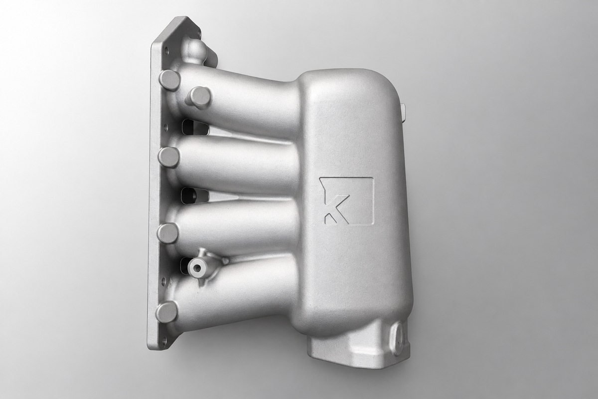 Gravity cast aluminum intake manifold